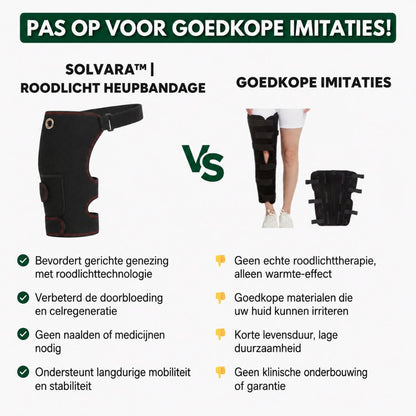 Solvara™ | Roodlicht Heupbandage